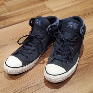 Converse mids, navy blue, US 10.5 Mens